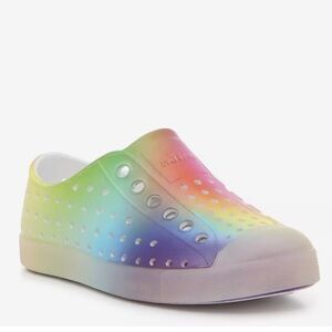 Native Jefferson rainbow ombré slip on sneaker shoes size 6 toddler